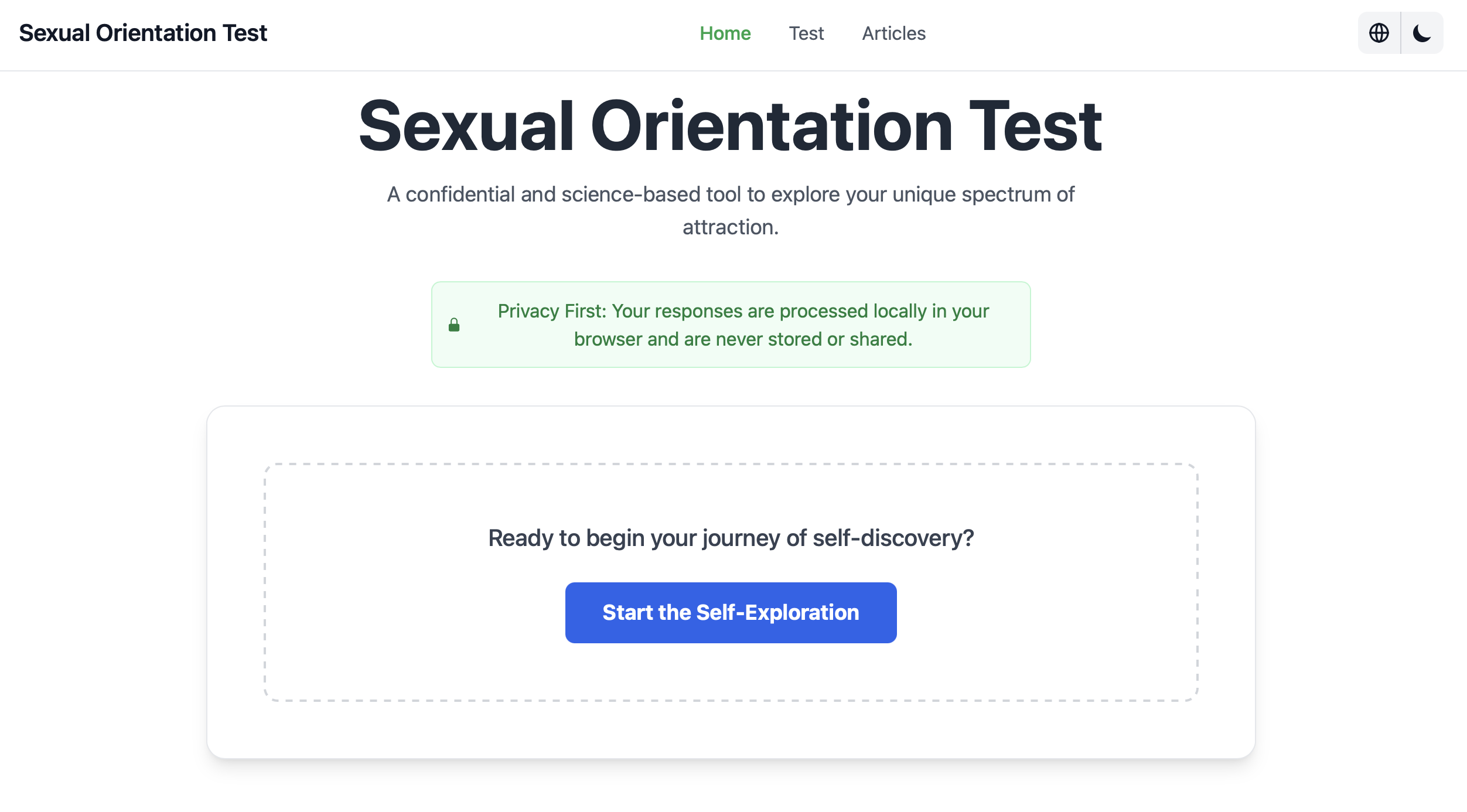Sexual Orientation Test
